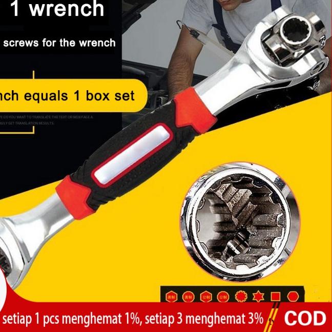 ♟ Tiger Wrench Kunci Pas 48 in 1 Universal Wrench Kunci Pas 48 in 1 Universal Wrench/Kunci Universal