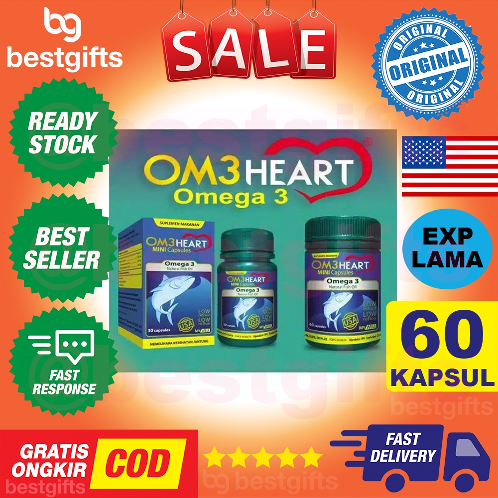 [PAKET BUNDLING] NUTRIMAX VITAMIN D3 400 IU SYRUP 120 ML &amp; OMEHEART OMEGA 3 NATURAL FISH OIL 60 KAPSUL