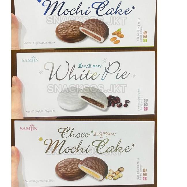 

Top Product SAMJIN PEANUT CHOCOLATE MOCHI CAKE / SAMJIN WHITE MOCHI CAKE PIE / SAMJIN ALMOND MOCHI CAKE