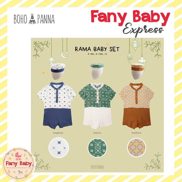 BOHOPANNA - RAYA COLLECTION - RAMA BABY SET