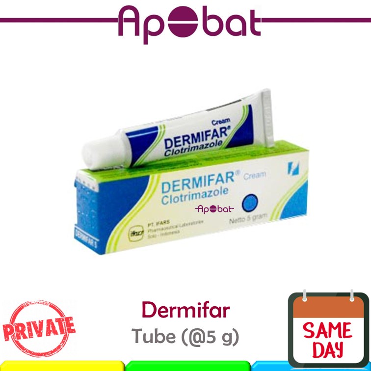 - ApObat - Dermifar Krim Anti Jamur Panu Kadas Kurap Clotrimazole Ultrasilin Cream Demifar Dermivar