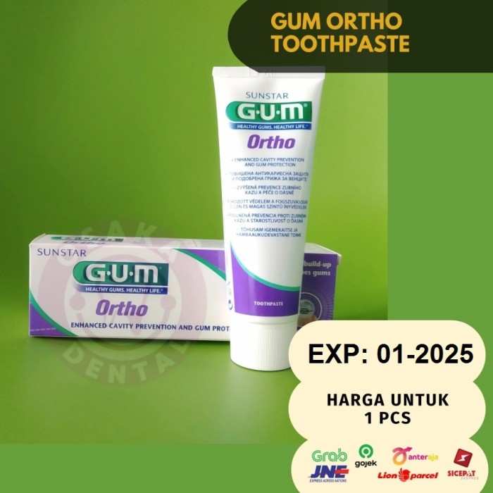TERLARIS- Gum Ortho Toothpaste/Pasta Gigi Pengguna Behel (NEW)