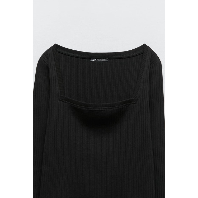 Zara Square Neck Shirt