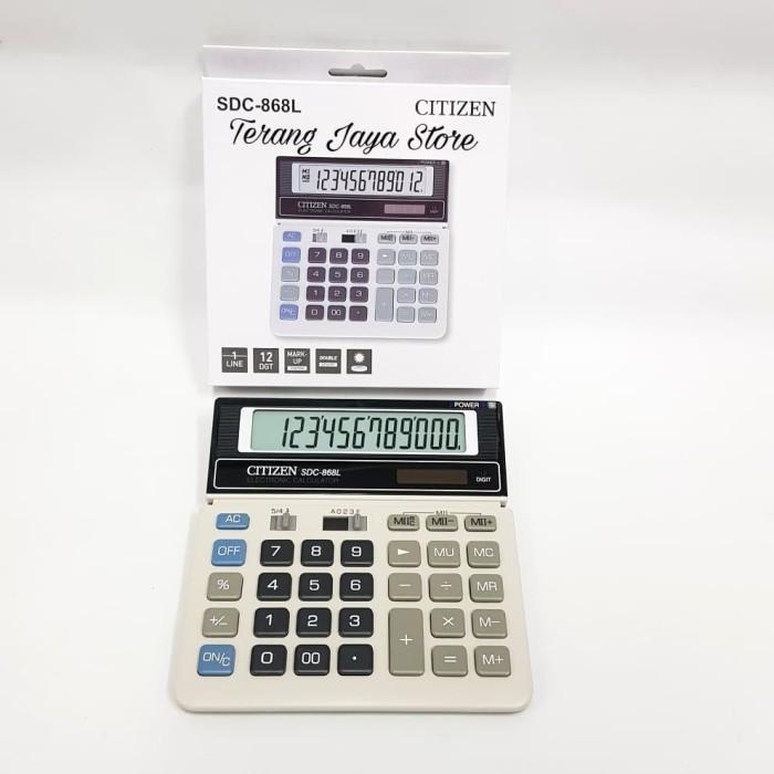 

Kalkulator 12 Digit Citizen SDC-868L Kalkulator Citizen SDC868L (Asli)