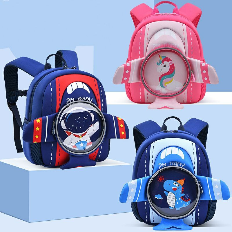 Tas anak sekolah paud / tas pesawat / tas paud / ransel anak - Navy
