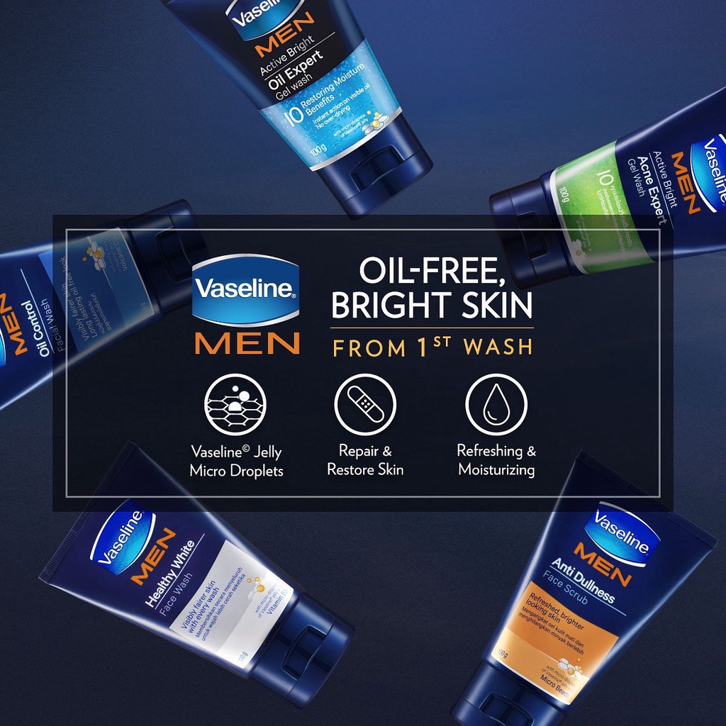 VASELINE MEN FACIAL WASH
