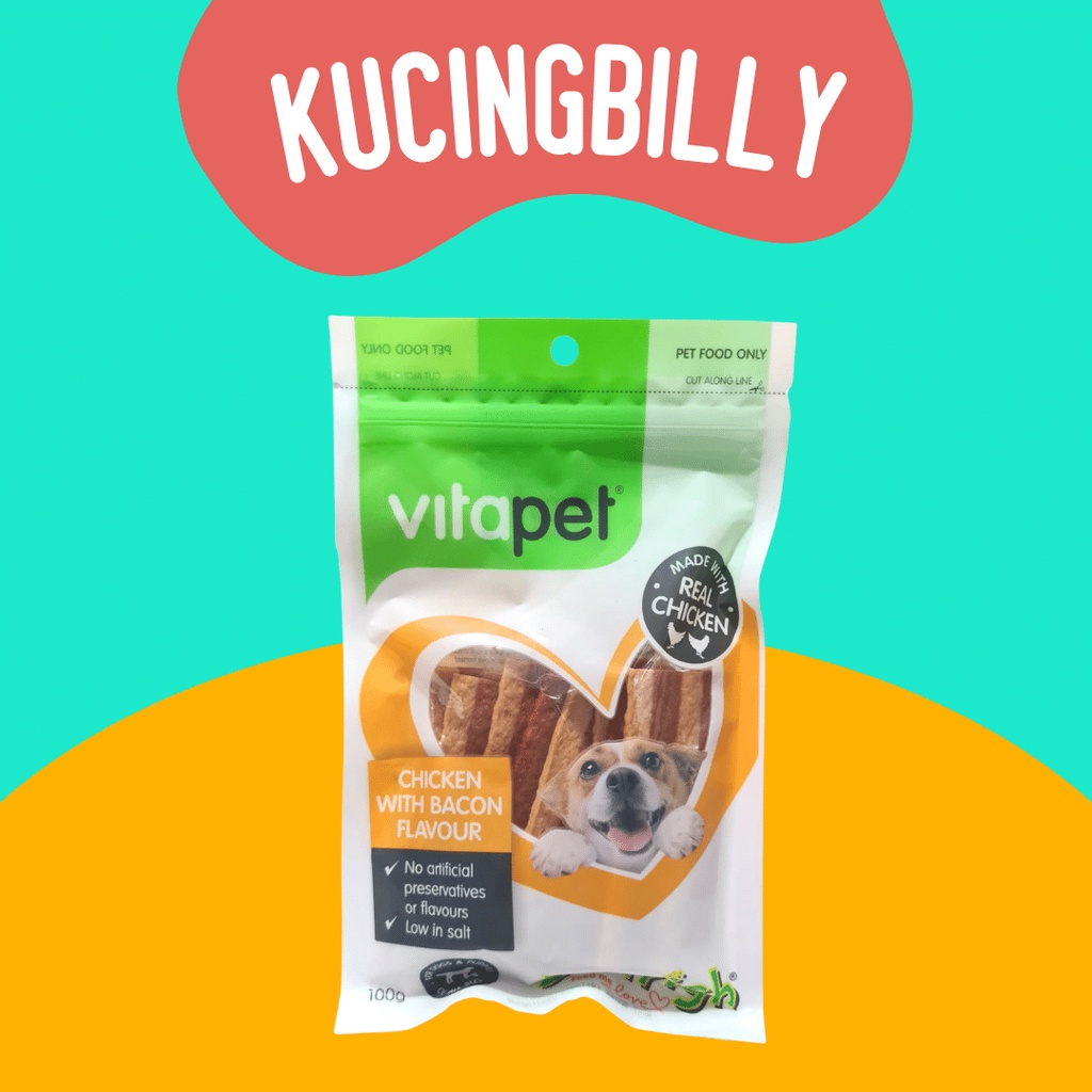 VITAPET JERHIGH 80gr &amp; 100gr Snack anjing