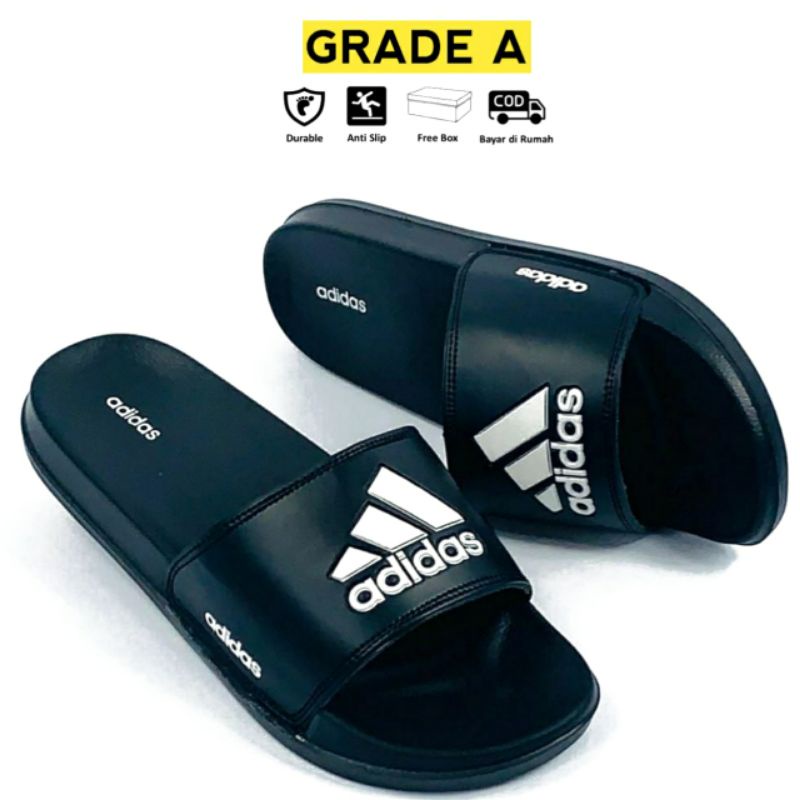 Sandal Slide Pria Wanita - Sendal Selop Slop Slip On Terbaru ADIDAS