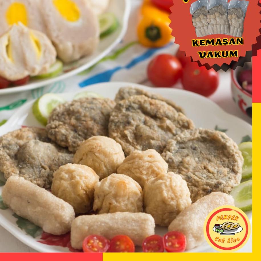 

♥ PEMPEK PALEMBANG KECIL PAKET CAMPUR ISI 30PCS + CUKO PEMPEK FROZEN MAKANAN BEKU FROZEN FOOD ➧