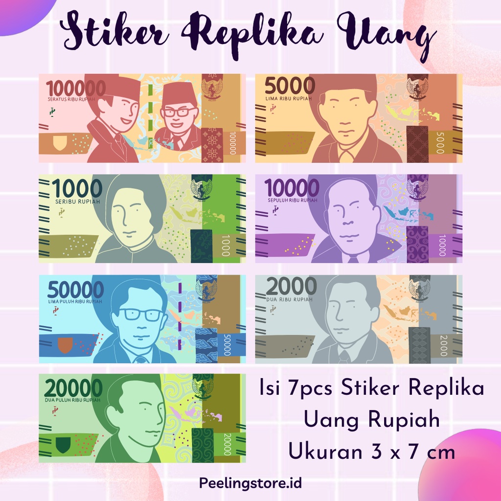 

STIKER REPLIKA UANG BARU