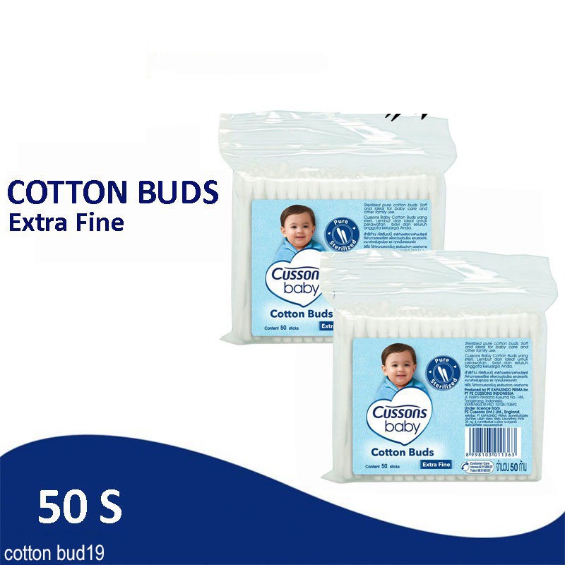 𝐑𝐀𝐃𝐘𝐒𝐀 - Cussons Baby Cotton Bud  - Pembersih Telinga Bayi 50's