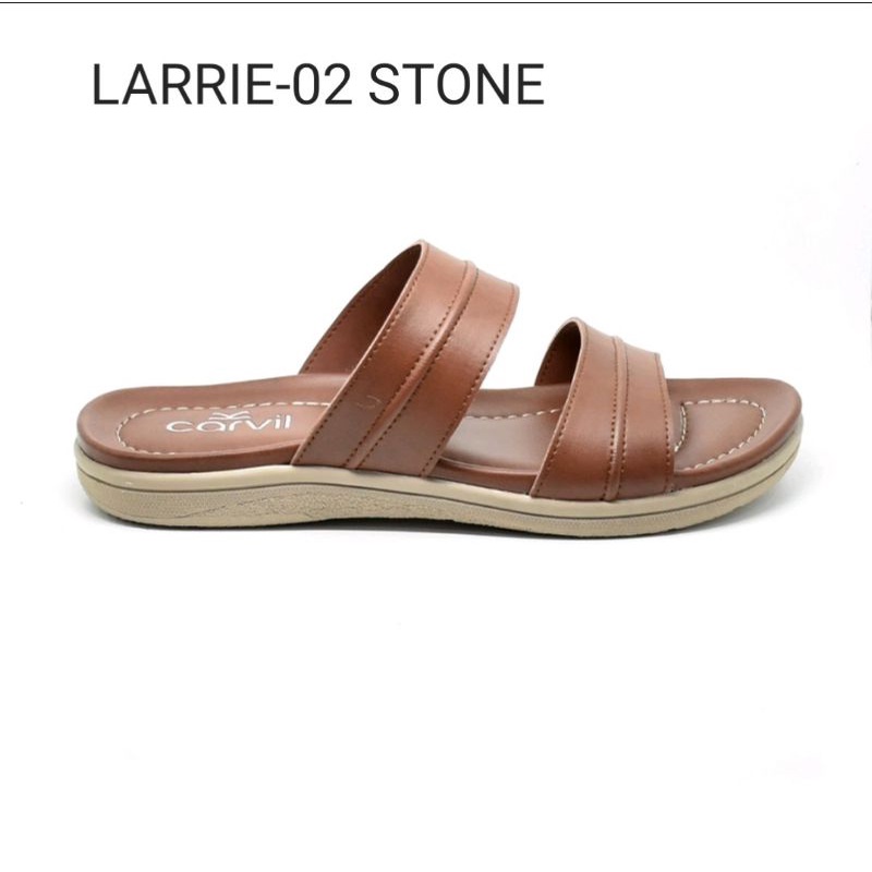 Carvil LARRIE -02 | Sandal Casual Pria Original Carvil Empuk Tidak Licin Keren Trendy Nyaman di Kaki