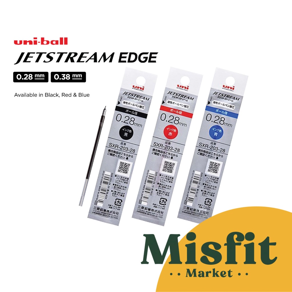 

Uniball SXR-203 REFILL for Jetstream EDGE 0.28 0.38 mm Ballpoint Pen Uni Ball