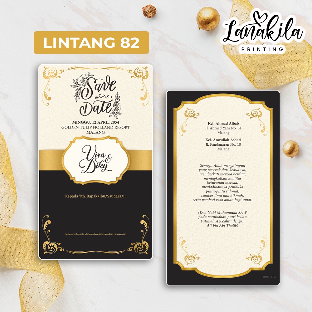 Lintang 82 | Blangko Undangan | Undangan Murah