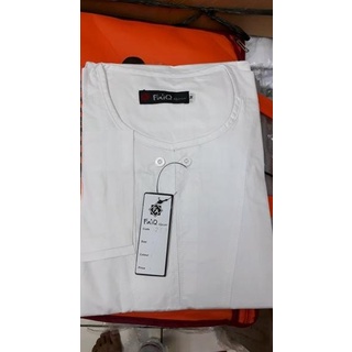 BAYAR DITEMPAT baju koko putih polos kerah oblong 02 /BAJU KOKO PRIA/BAJU KOKO DEWASA/BAJU KOKO ANAK