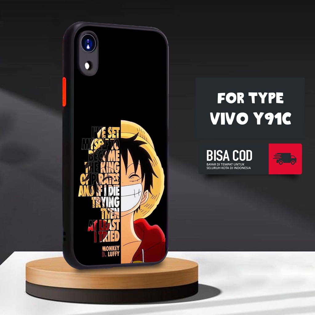 CASE VIVO Y91C / Y1S MOTIF [ANIME SERIES] TERLARIS CASING VIVO Y91C / Y1S BARU DOVE MATTE FUZE SOFTC