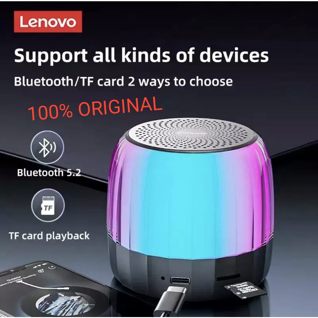 Original Speaker Bluetooth Portable Lenovo K3 Plus ThinkPlus Wireless