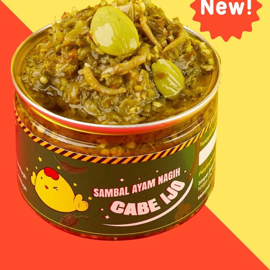 

◌ SAMBAL NAGIH - Sambal Cabe Ijo Padang Teri Toples ☉