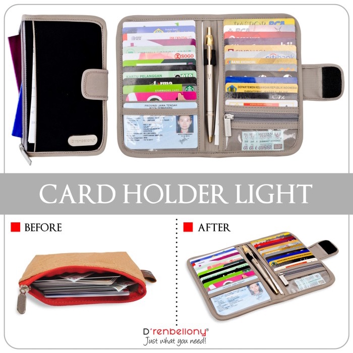 

D'Renbellony - Card Holder Light Black Star Seller