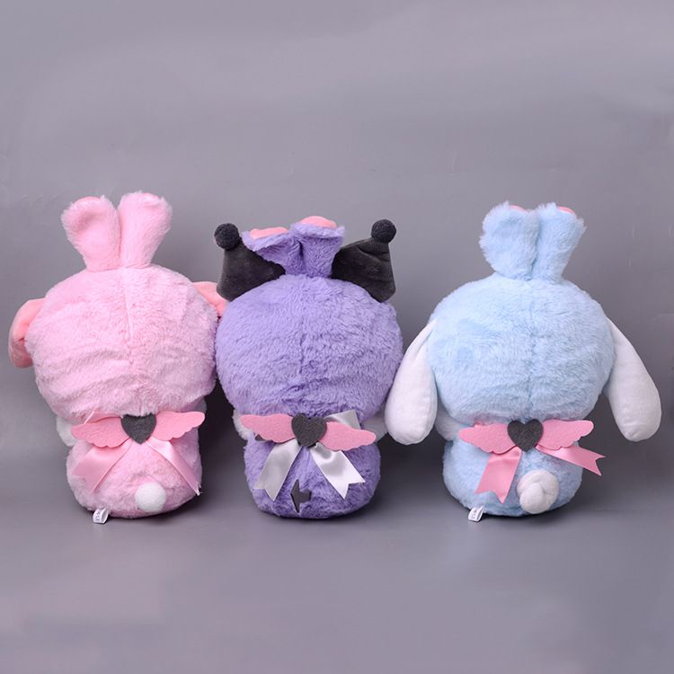 MAINAN BONEKA CINNAMOROLL MELODY KUROMI KOSTUM KELINCI RABBIT BUNNY LUCU