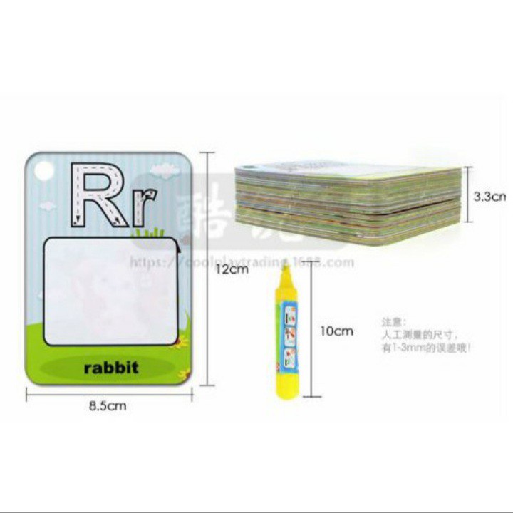 Drawing Board Water Doodle Card Kartu Mewarnai Anak Water Magic Card Reusable