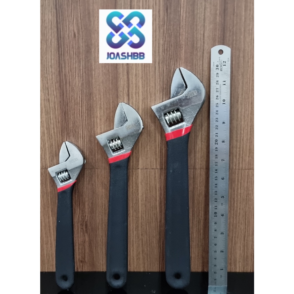 [PROMO] KUNCI INGGRIS Adjustable Wrench ukuran 8&quot; inch 10&quot; Inch 12&quot; Inch