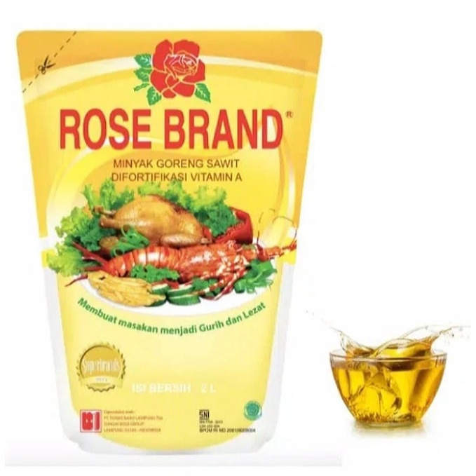 

ROSE BRAND Minyak Goreng Sawit 2 L Refill Pouch - Minyak Sayur Rose Brand 2 Liter