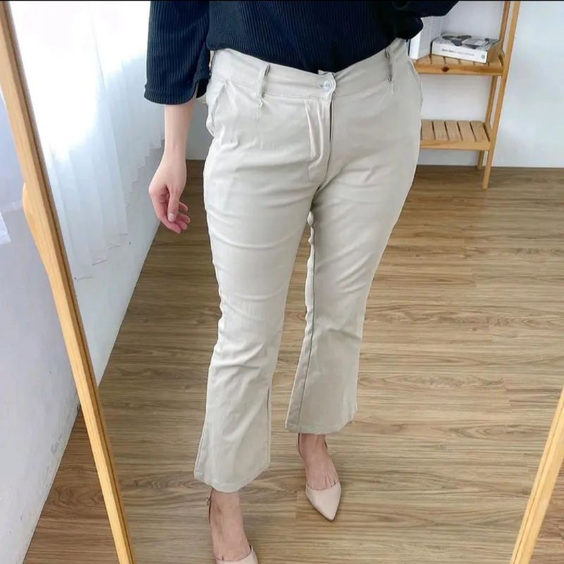 BASIC PANTS CUTBRAY / CELANA CUTBRAY TWIL STREET CELANA WANITA KEKINIAN