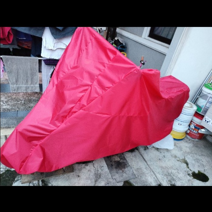 Cover Motor Premium ada Tali Serutnya Anti Air Waterproof/Sarung Penutup Pelindung Motor Besar dan Kecil