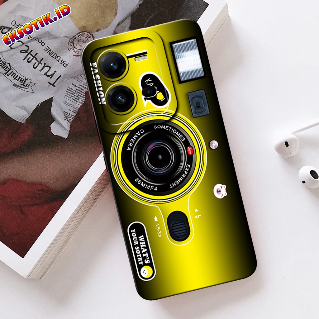 Case VIVO V25 V25E - Eksotik.id - Casing VIVO V25 V25E - Case KAMERA - Skin Handphone - Silikon VIVO