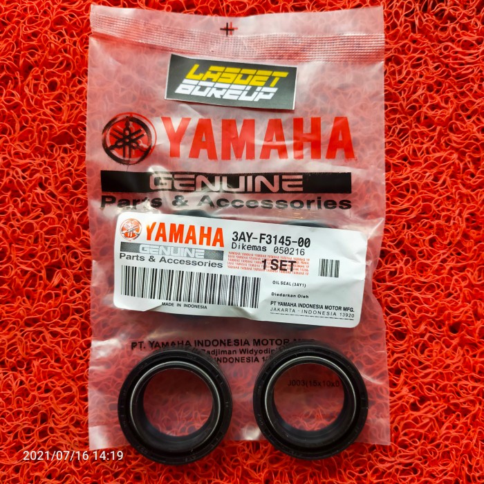 OIL SEAL SIL SET SHOK SHOCK DEPAN YAMAHA AEROX LEXI 135 155 ORI YGP