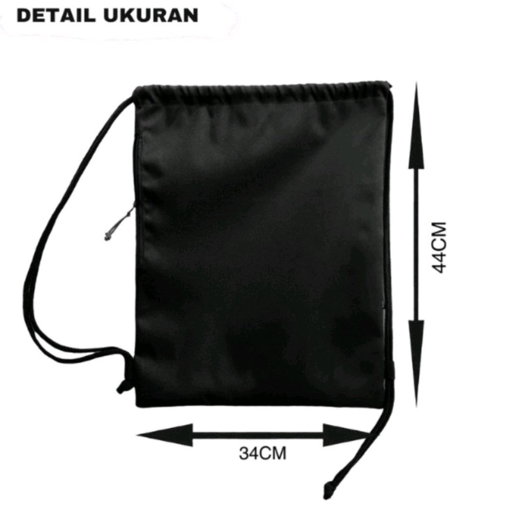 Drawstring Bag Tas Serut Pria