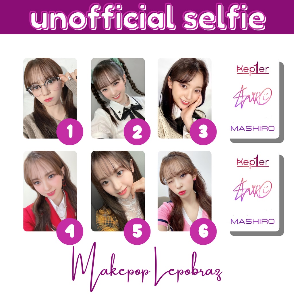 [PART 2] [MIN. 3 PC] KEP1ER KEPLER UNOFFICIAL SELFIE - GIRLFRIENDABLE PC BAHIYYIH MASHIRO XIAOTING HIKARU