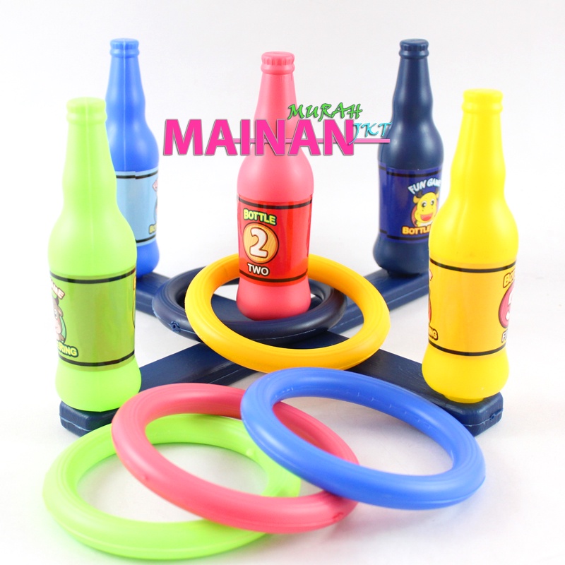 MAINANKEI MAINAN ANAK RING A BOTTLE YG19 MAINAN LEMPAR RING KE BOTOL MAINAN ANAK SERU