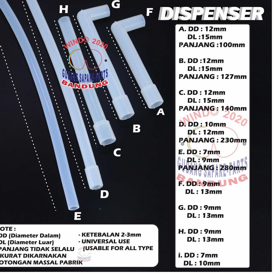 Realpct SELANG DISPENSER | SELANG AIR PANAS DISPENSER | SELANG AIR DISPENSER | SELANG SET DISPENSER 