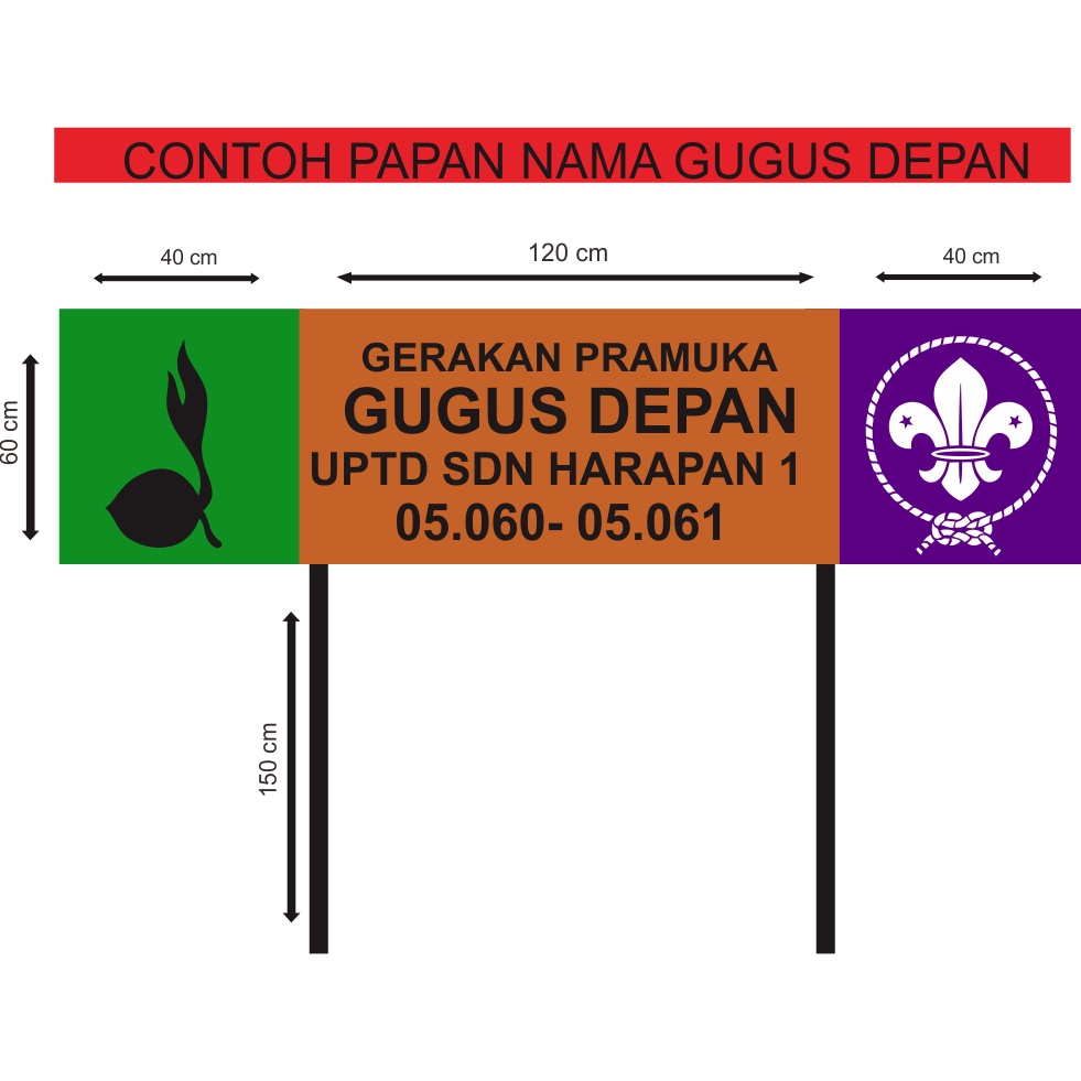 

Papan Nama Gerakan Pramuka | Indonesia