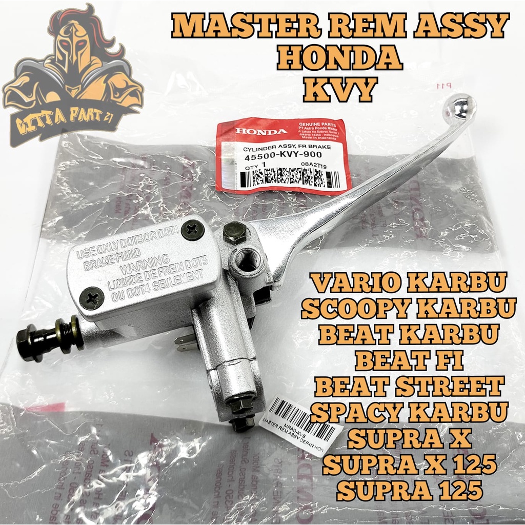 MASTER REM SET KOMPLIT ASSY HONDA AHM KUALITAS ASLI ORIGINAL HONDA PRESISI VARIO KARBU SCOOPY KARBU BEAT KARBU BEAT FI BEAT STREET SPACY KARBU SUPRA X SUPRA X 125 SUPRA 125