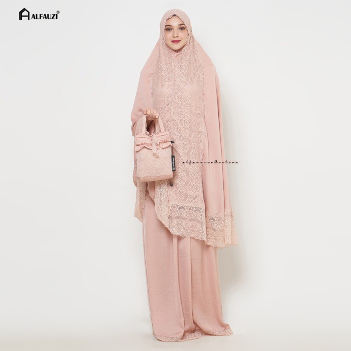 Mukena Zara Silk Premium Alfauzi Terbaru / Mukena Zara Jumbo / Dewasa