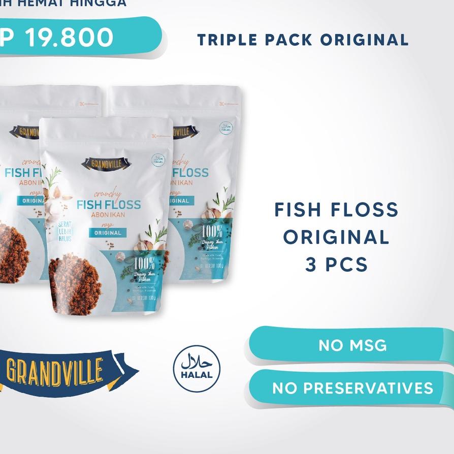 

☝ Grandville Abon IKAN Crunchy Triple Pack Original ▲