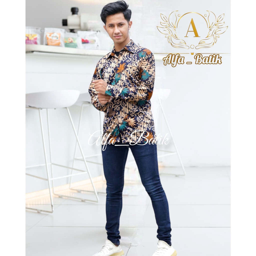 KEMEJA BATIK PRIA / KEMEJA BATIK KONDANGAN / HEM PANJANG / KEMEJA MURAH / KEMEJA BATIK TERBARU Kemeja Batik Pria Seragaman Among Tamu / Kemeja Batik Nikahan Original /TERBARU KEMEJA BATIK PRIA LENGAN PANJANG MOTIF/ CUOPLE BATIK KMJ KENANGA NAVY