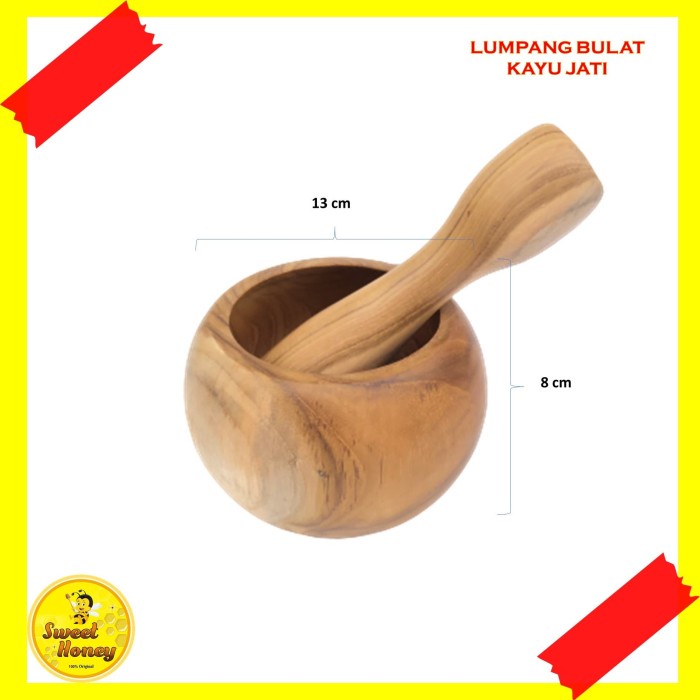 Terlaris Lumpang Lesung Bulat Kayu Jati