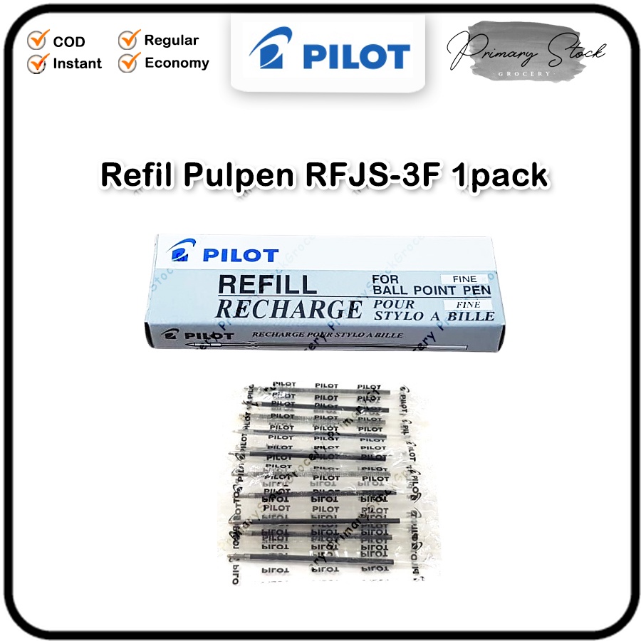 

Refill Pulpen Pilot Cetek RFJS-3F Hitam 1 Pack Isi Ulang Bulpen Retractable 1pak