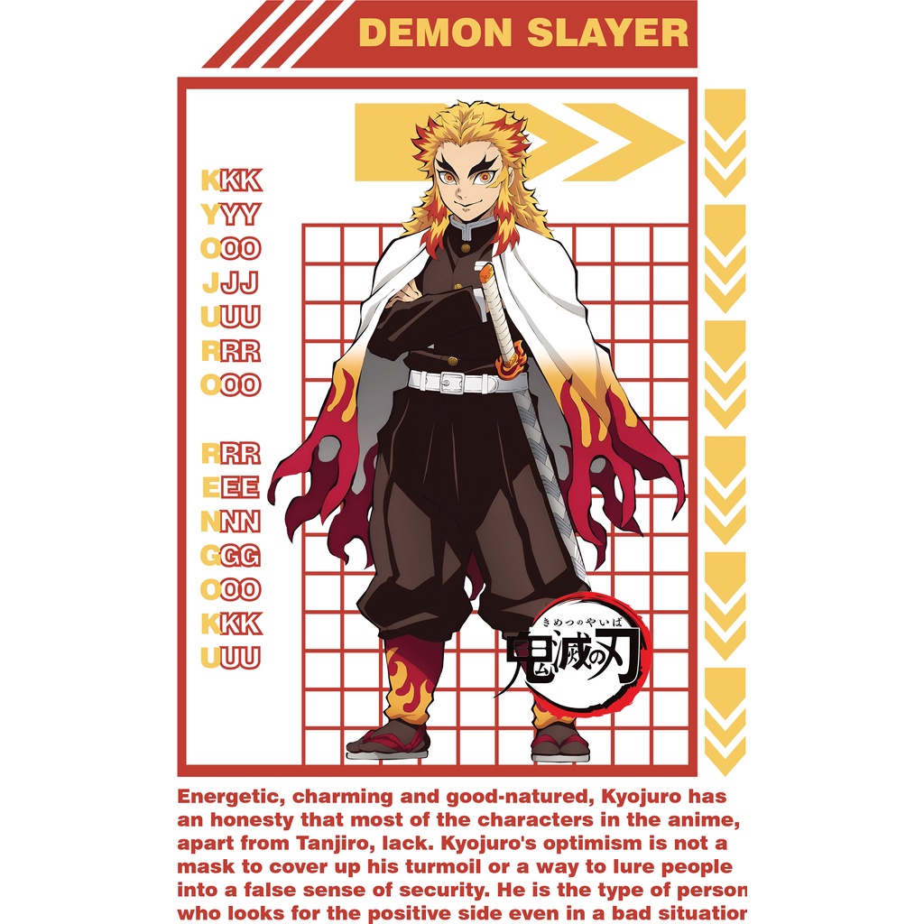 DTF  ||  DEMONSLAYER A4  || 19cm x 28cm PROPORSIONAL