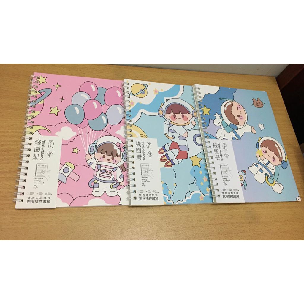 

notebook spiral/buku catatan cantik A5 6525-40