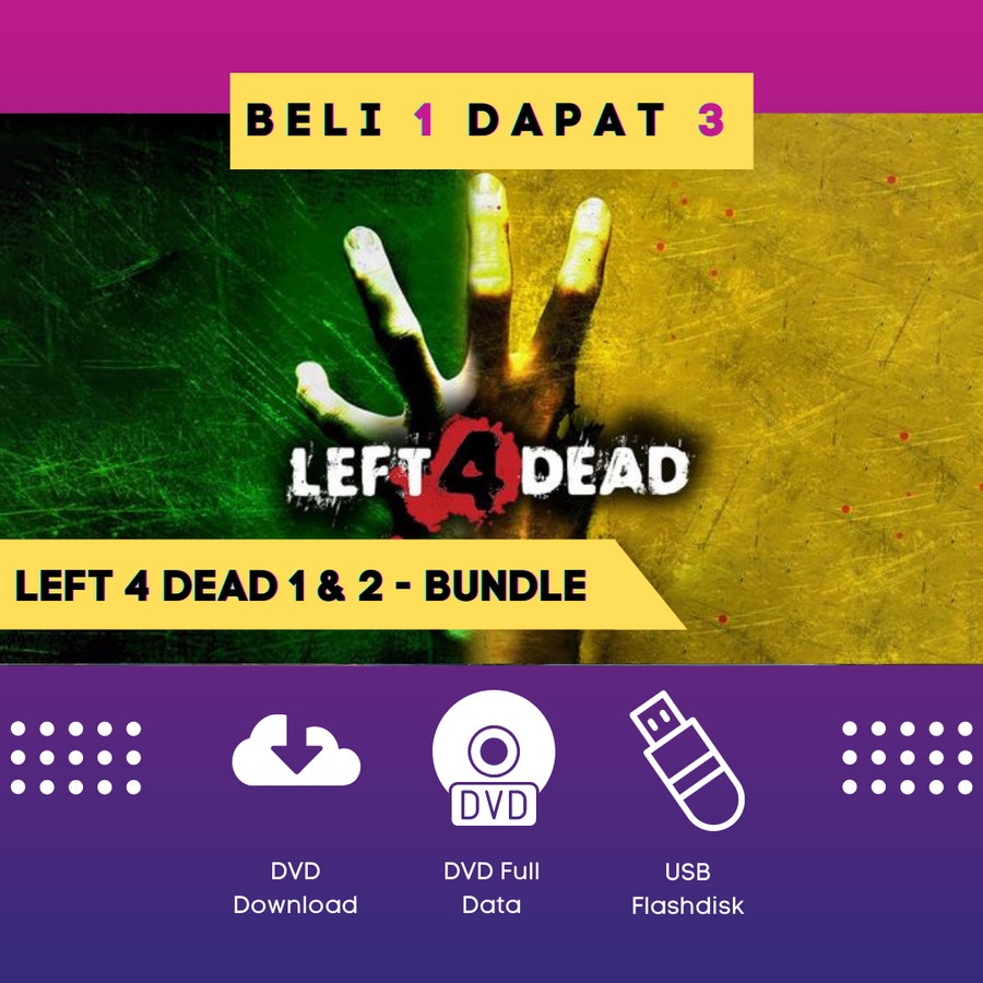 Left 4 Dead 2 & Left 4 Dead 1 (Bundle Pack) | Game PC Original | OFFLINE SHARING