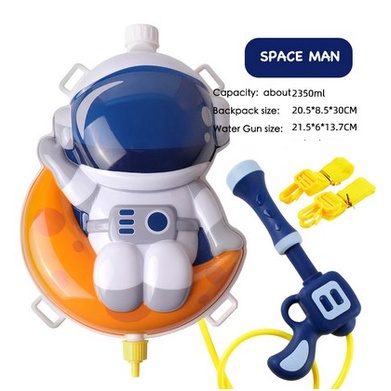 WATER GUN BACKPACK | RANSEL TEMBAKAN AIR | MAINAN ANAK TAS PISTOL AIR