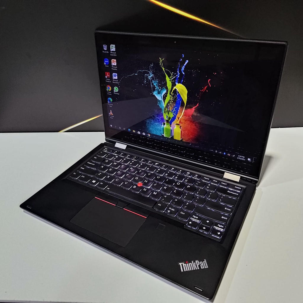 Laptop Lenovo L380 Core i7 Gen 8 Ram 16GB SSD 512GB Win 10 Flip - Touchscreen