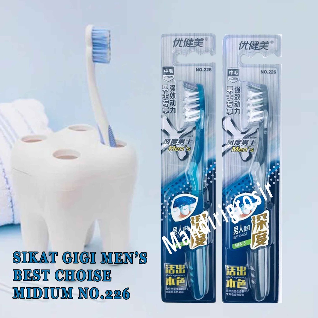 Sikat gigi* Mens*  Best Choise* Midium* 226