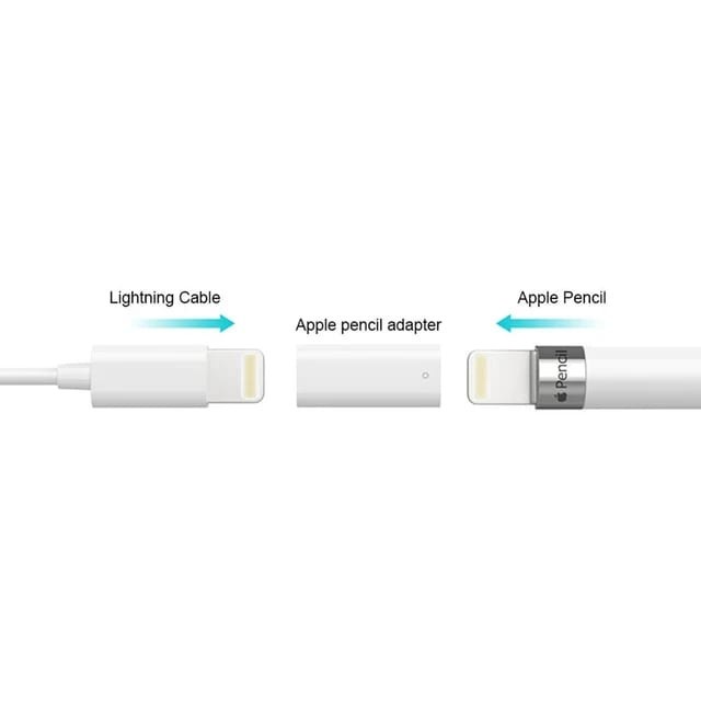 APPLE PENCIL GEN 1 CHARGING ADAPTER CONVERTER LIGHTNING FEMALE 2 PORT