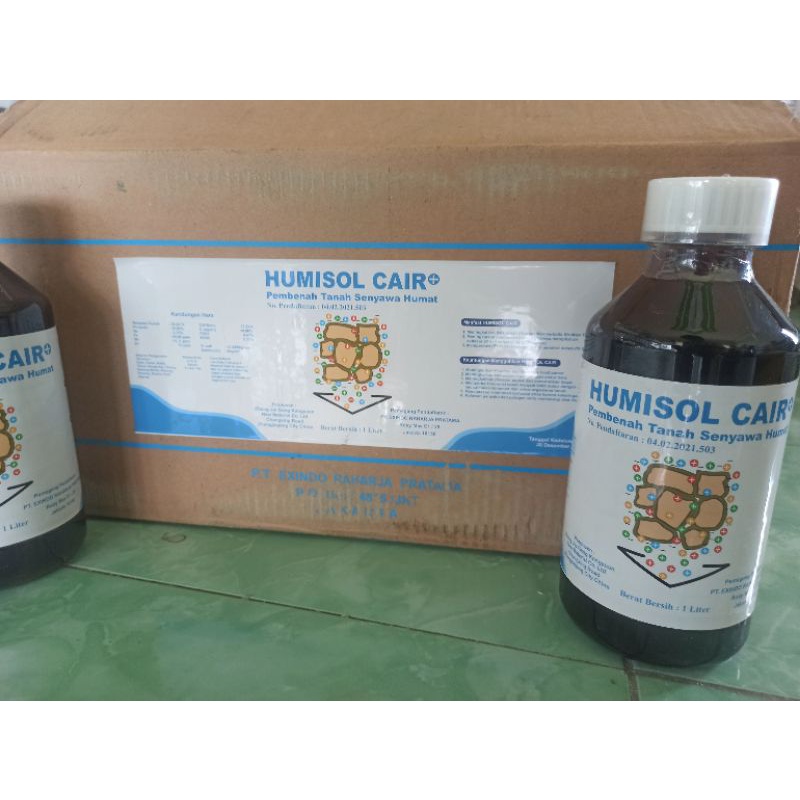 humisol cair 80 ml / asam humat / pembenah tanah / meperbaiki tanah /